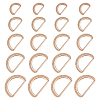 WADORN 20Pcs 5 Style Alloy D Rings FIND-WR0006-87-1