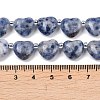 Natural Blue Spot Jasper Beads Strands G-NH0069-A08-5