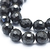 Natural Black Spinel Beads Strands G-D0010-12-6mm-3