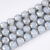 Electroplate Glass Beads Strands EGLA-T019-04A-1