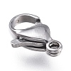 316 Surgical Stainless Steel Lobster Claw Clasps STAS-M281-01P-D-2