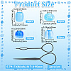 1Bag Plastic Hair Braiding Tool FIND-PA0001-58-2