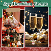 14Pcs Christmas Glass Wine Glass Charms AJEW-SC00006-5