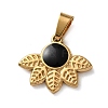 201 Stainless Steel Enamel Pendants STAS-U053-01G-1