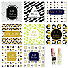 CRASPIRE 80Pcs 8 Style Custom Lip Balm DIY Label Sticker DIY-CP0007-95K-1