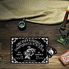 Printed Wood Pendulum Dowsing Divination Board Set DJEW-WH0324-061-6