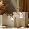 120Pcs 4 Styles Sunflower Paper Thank You Gift Tags CDIS-WH0038-06-6