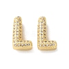 Rack Plating Brass Micro Pave Cubic Zirconia Slide Charms KK-C084-34G-L-1