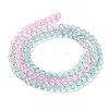 Transparent Painted Glass Beads Strands LS-DGLA-A034-T4mm-A10-5