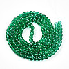 Baking Paint Transparent Glass Beads X1-DGLA-N006-6mm-09-2