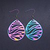 201 Stainless Steel Dangle Earrings STAS-S105-JN425-1