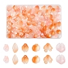 120Pcs 6 Styles Spray Painted Glass Pendants GLAA-FS0002-20-1