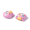 Opaque Resin Cabochons CRES-P023-02C-3