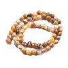 Natural Crazy Agate Beads Strands G-C179-A22-02-3