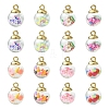 27Pcs 9 Styles Glass Pendants FIND-YW0008-07-1