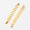 Tibetan Style Bar Links connectors TIBE-A14039-G-FF-2