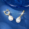 925 Sterling Silver Dangle Hoop Earrings for Women BY4788-3