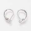 Tarnish Resistant 304 Stainless Steel Leverback Earring Findings STAS-S066-13-2