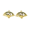 Golden Plated Alloy Enamel Connector Charms ENAM-Z017-15G-02-1