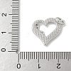 Brass Pave Natural White Shell Pendants KK-S522-08D-P-3