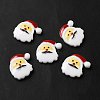Christmas Opaque Resin Cabochons RESI-K019-21-2