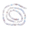 Gradient Color Electroplate Glass Bead Strands GLAA-E042-03A-2