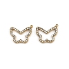 304 Stainless Steel Rhinestone Pendants STAS-Z154-03G-04-1