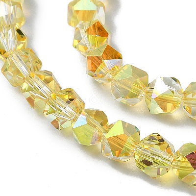 Electroplate Glass Beads X-EGLA-L018-B-AB06-1