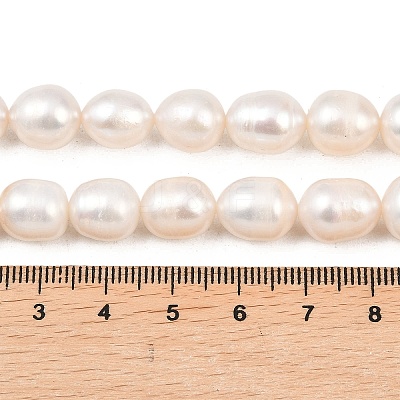 Natural Cultured Freshwater Pearl Beads Strands PEAR-F020-24C-1
