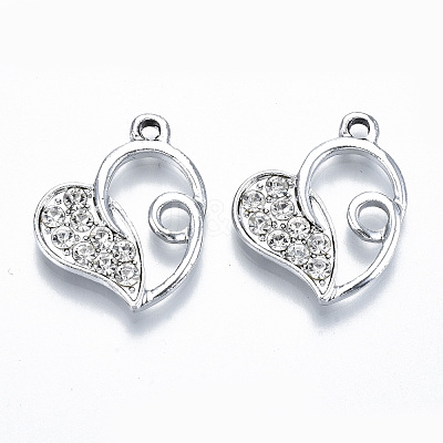 UV Plated Alloy Pendants X-PALLOY-S181-018-RS-1
