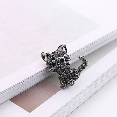 Lovely Cat Brooch PW-WG17179-01-1