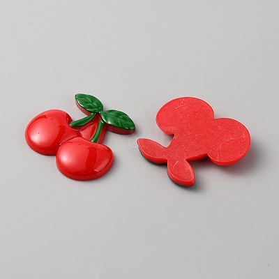 Fruit Theme Plastic Cabochons KY-WH0004-22E-1