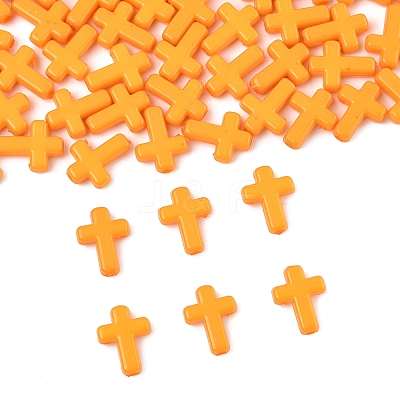 200Pcs Opaque Acrylic Beads SACR-FS0001-39A-1