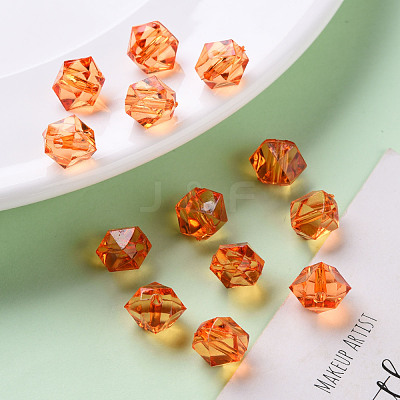 Transparent Acrylic Beads TACR-S154-15B-84-1