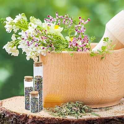 15Pcs 3 Styles Glass Cork Bottles Ornament DIY-YW0016-09-1