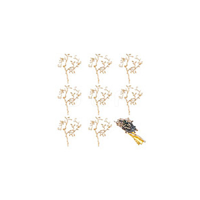 Brass Rhinestone Cabochon Settings KK-WH0079-108KCG-1