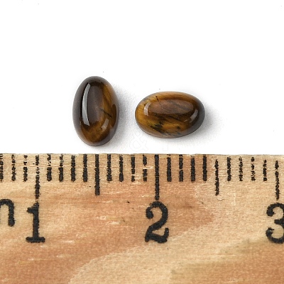 Natural Tiger Eye Cabochons G-A094-01A-09-1
