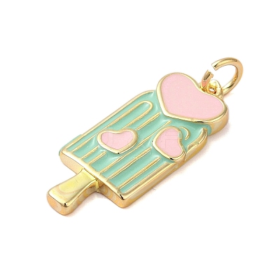 Rack Plating Brass Enamel Pendants KK-S372-03D-02-1