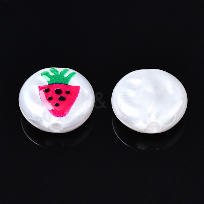3D Printed ABS Plastic Imitation Pearl Beads KY-S168-015-1