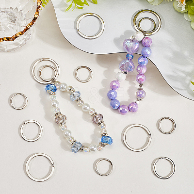 30Pcs 3 Styles Iron Split Rings IFIN-SP0001-19P-1