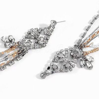 Alloy & Crystal Rhinestone Stud Earrings WG95A57-01-1