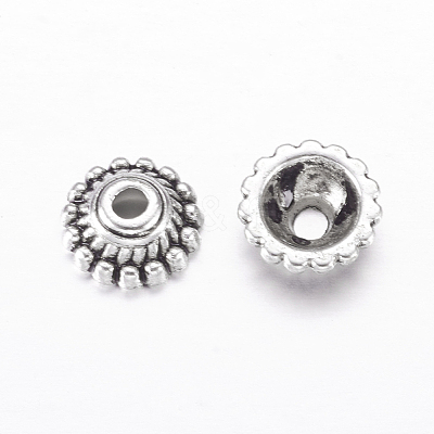 Tibetan Style Alloy Caps LF1235Y-1