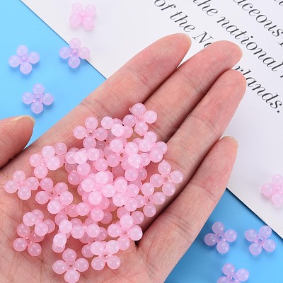 Transparent Acrylic Beads MACR-S373-02E-10-1