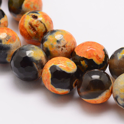 Natural Fire Crackle Agate Bead Strands X-G-K166-06F-10mm-02-1