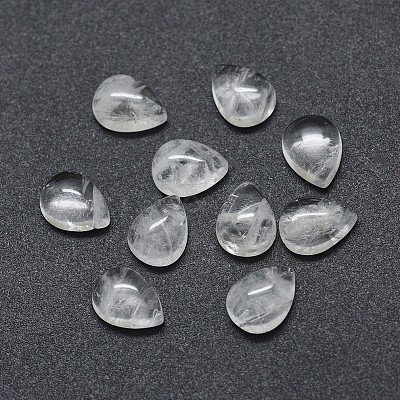 Natural Quartz Crystal Cabochons G-O175-22-18-1