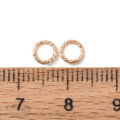1/20 14K Gold Filled Open Jump Rings KK-Z159-01G-04-1