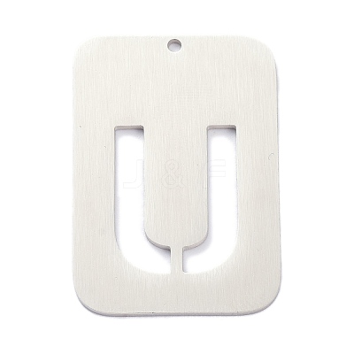 Non-Tarnish 304 Stainless Steel Pendants STAS-K216-49U-P-1
