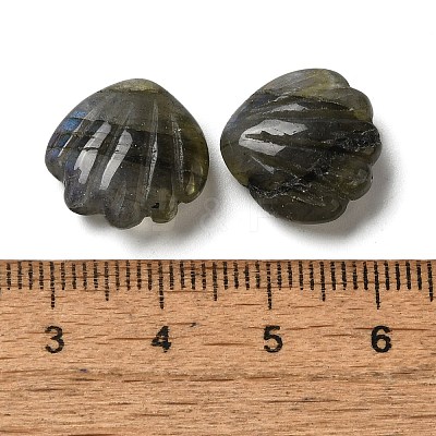 Natural Labradorite Carved Beads G-N343-02-1