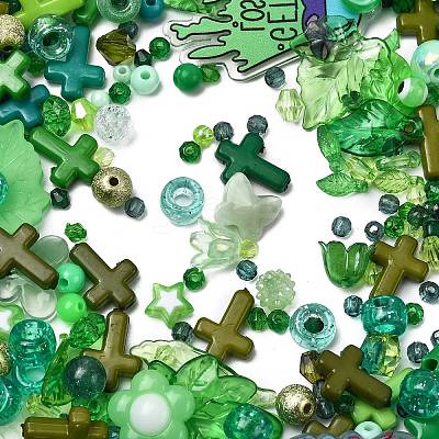 Opaque & Transparent Acrylic Beads SACR-XCP0001-06H-1