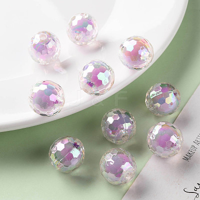 Transparent Acrylic Beads TACR-S152-14B-A03-1